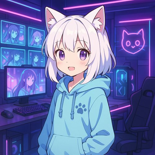 福利姬萝莉动漫-赛博猫娘